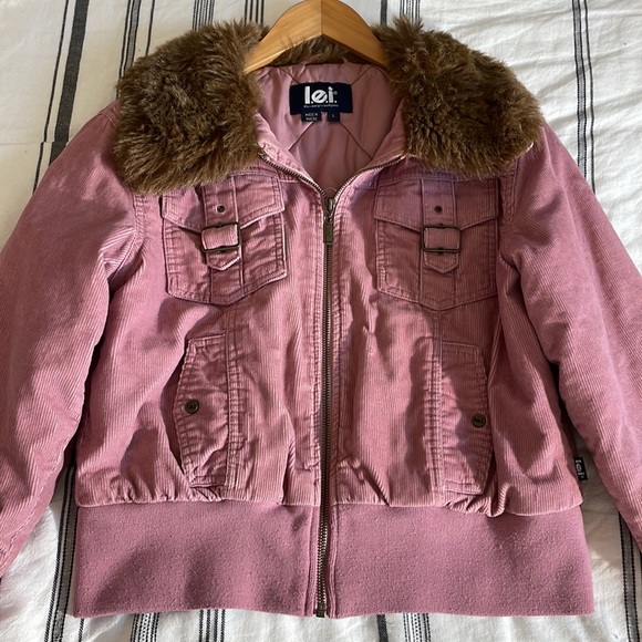 LEI Y2K Corduroy Bomber Jacket - Picture 9 of 16